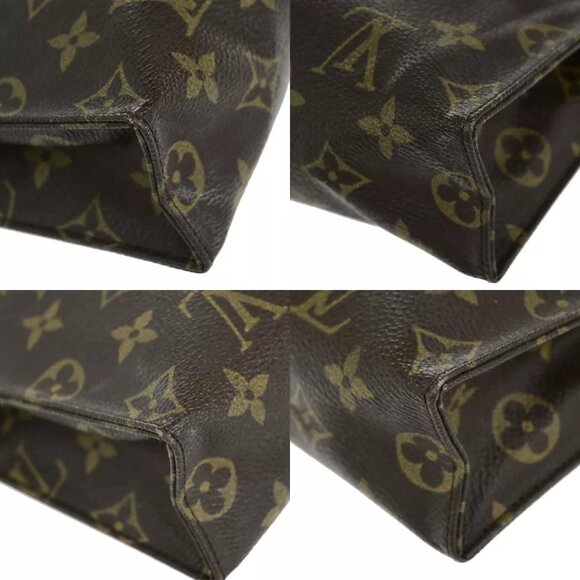 LOUIS VUITTON Poche Toilette 26 Clutch Hand Bag Monogram Leather - Picture 9 of 16